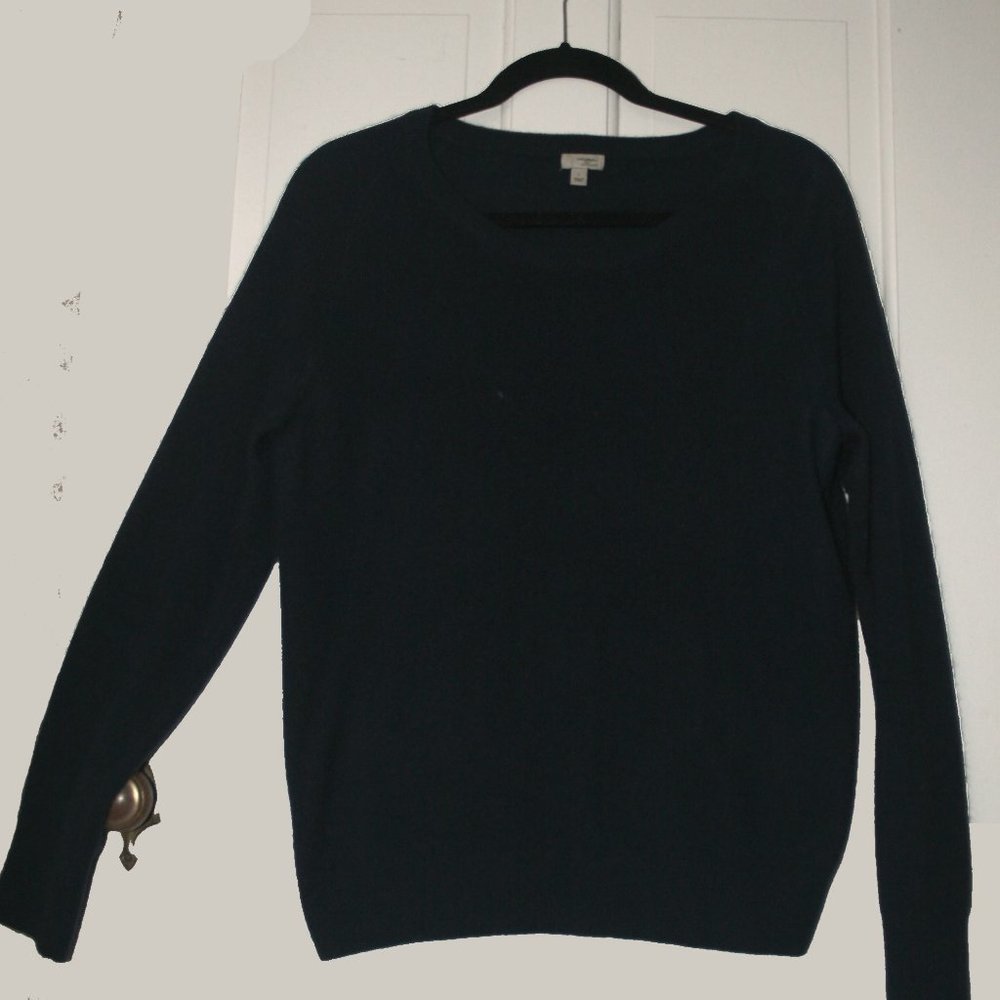 Navy Cashmere Halogen Sweater